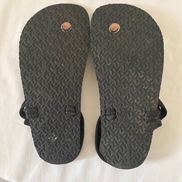 Earth Runners Black Primal Grounding Sandals Women's 7 Men's 5 Minimalist - Picture 5 of 10